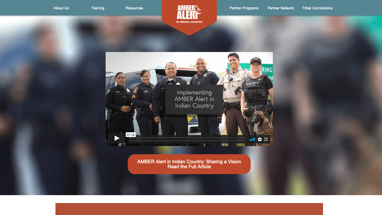 Amber Alert In Indian Country Resources Find My Parent